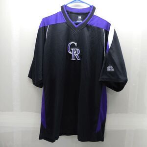 Colorado Rockies Pullover Jersey On Field Batting Practice MLB Mens Size XL